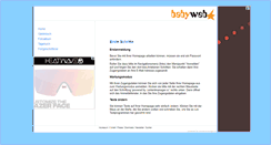 Desktop Screenshot of hilfe.babyweb.at