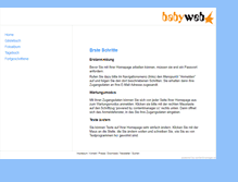 Tablet Screenshot of hilfe.babyweb.at