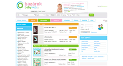 Desktop Screenshot of bazarek.babyweb.cz