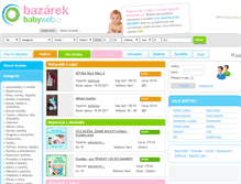 Tablet Screenshot of bazarek.babyweb.cz